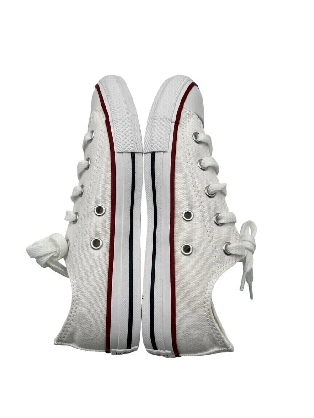 Converse Chuck Taylor All Star Low Top White Youth Sneakers Size 2 NWB